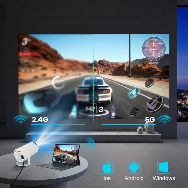 HD Smart 4k Prosjektor Skanto