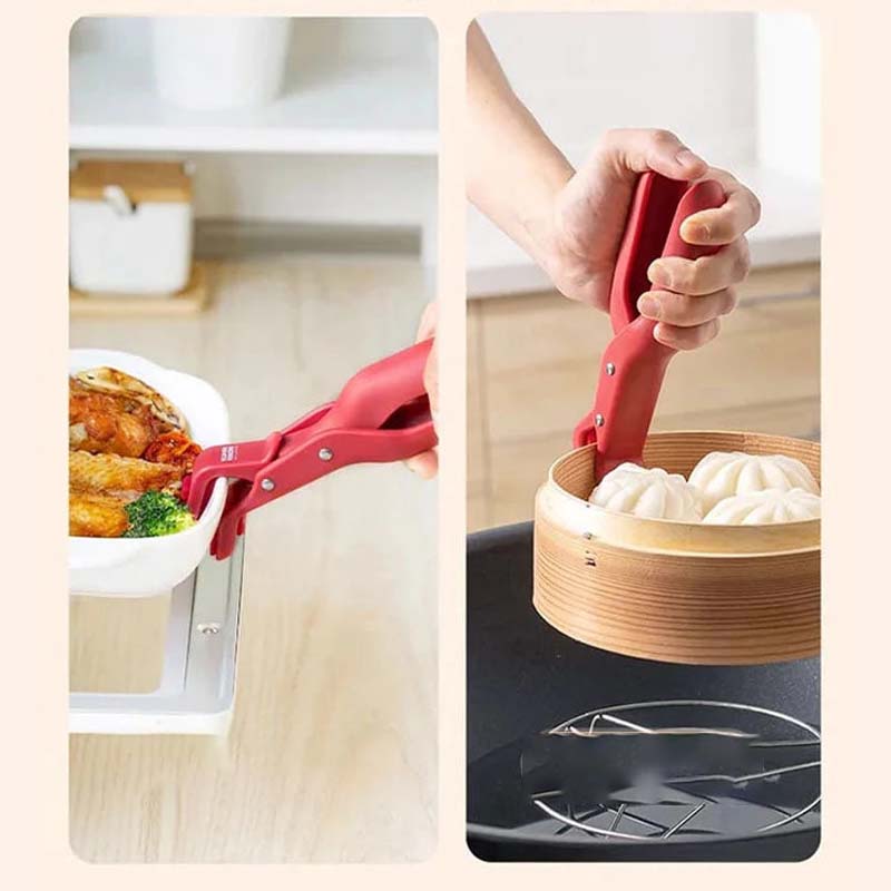 Multi-purpose anti-scalding bowl holder clip for the kitchen | Skanto