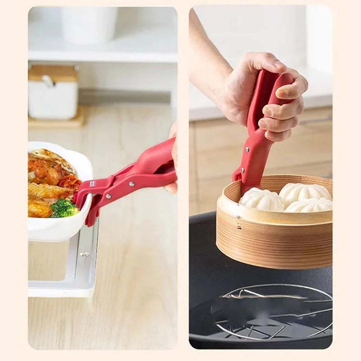 Multi-purpose anti-scalding bowl holder clip for the kitchen | Skanto