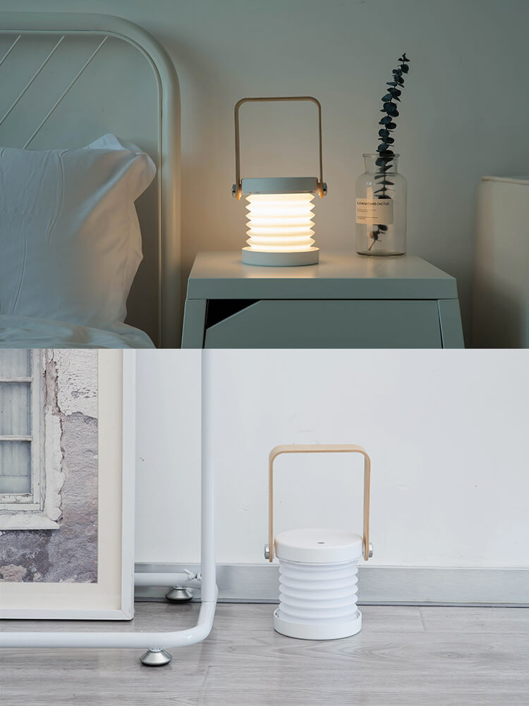 Skanto | Lantern lampe nattlys kreativ sammenleggbar bærbar LED bordlampe