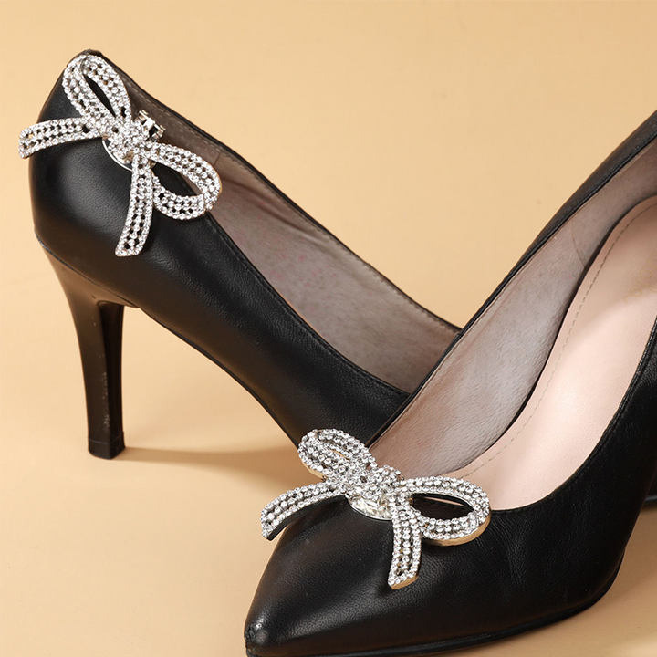 Skanto | Detachable Rhinestone Hæler med Spenne