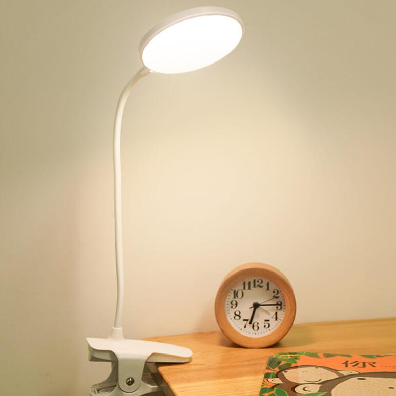 Skanto | Enkel LED-klips skrivebordslampe oppladbar øyebeskyttelse nattlys