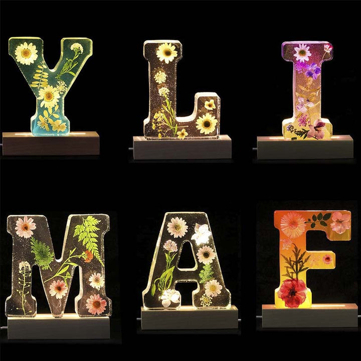 Skanto | Blomster Harpikslampe
