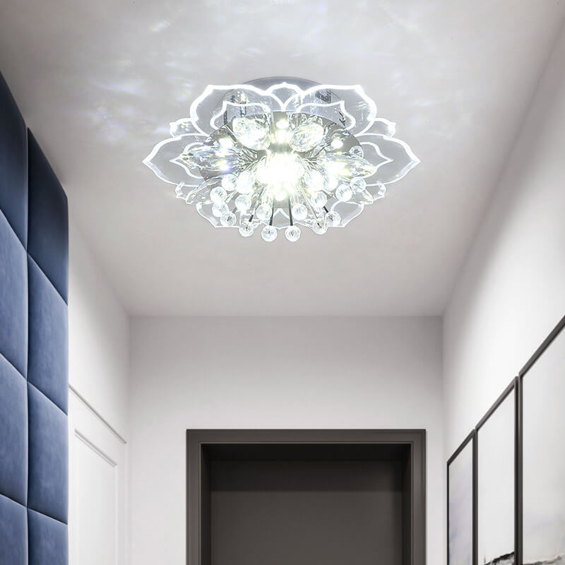 Karnz GlowPetal | LED krystall stift lampe | Blomstform, RGB Fargeveksling & energieffektiv
