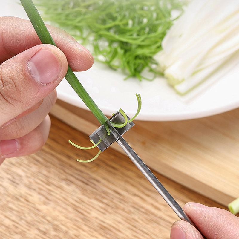 Rustfritt Stål Plum Blossom Løk Cutter | Skanto