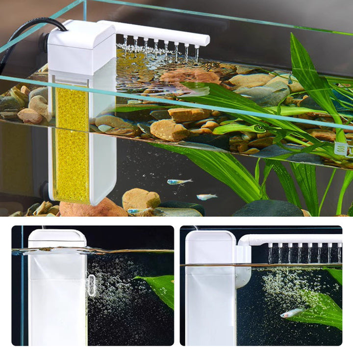 Stille Fiskebowl Akvarium Veggmontert Vannfilter | Skanto