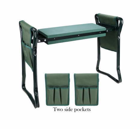 Skanto | Hage Stool med Bag – Sammenleggbar Sete og Arbeidsplass for Hagearbeid