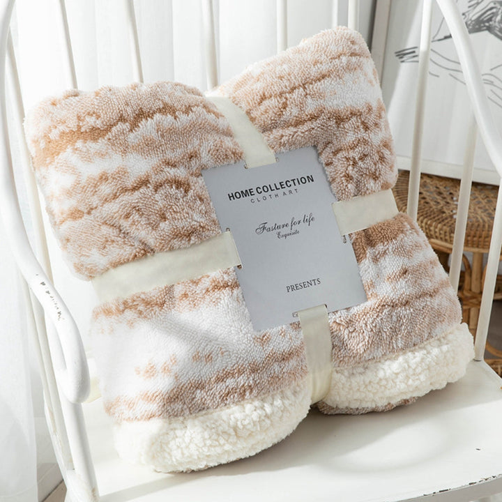 Seraphina Samt-Sherpa-Decke