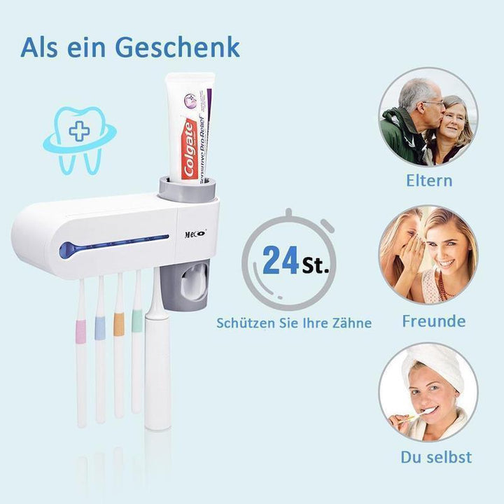 2-i-1 Desinfeksjons Tannbørsteholder | Skanto
