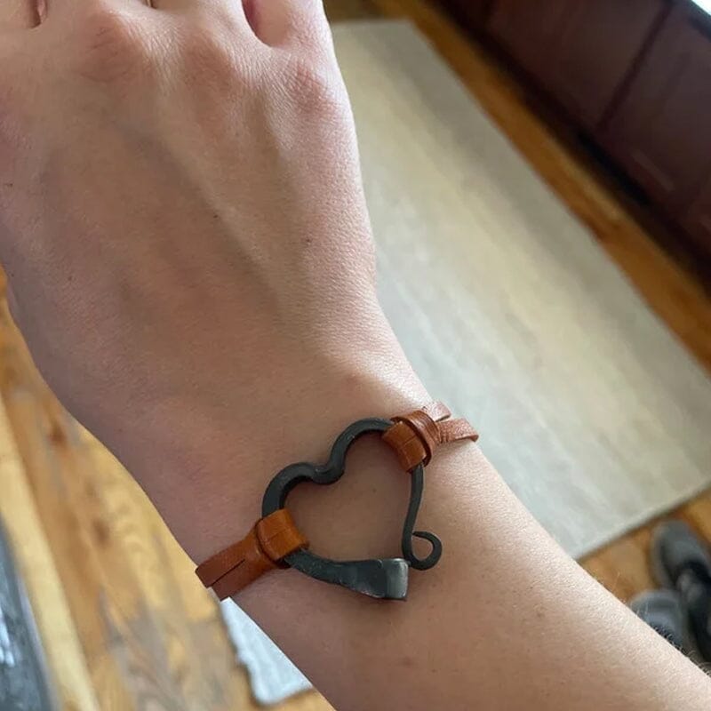 Skanto | Valentine's Day Håndlaget Kjærlighet Hestesko Nagler Armbånd
