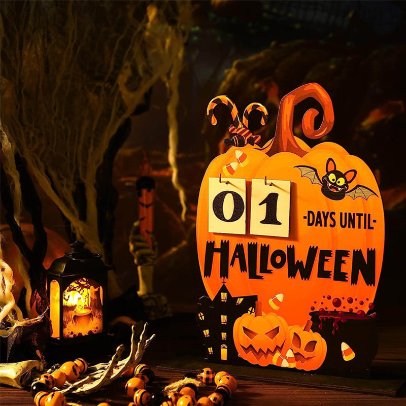 Wood Halloween Advent Calendar | Skanto