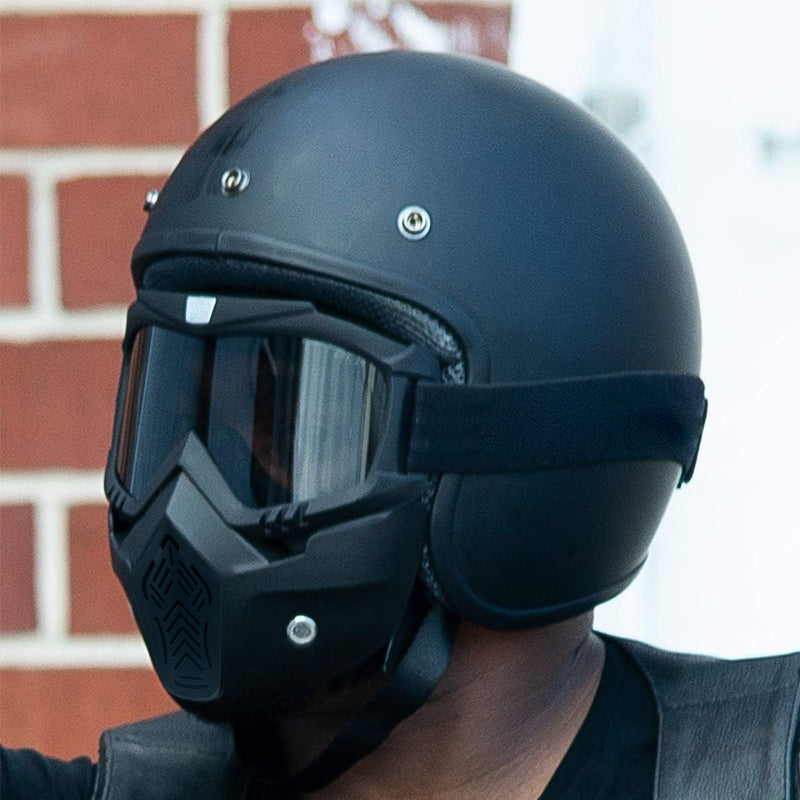 Skanto | Harley Retro Utendørs Ride Maske