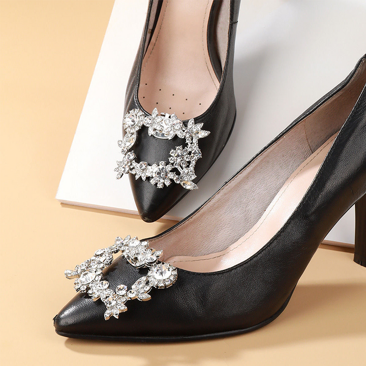 Skanto | Detachable Rhinestone Hæler med Spenne
