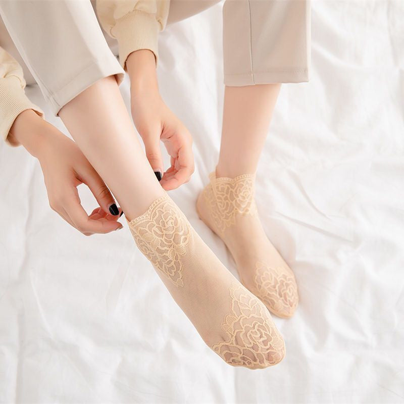 Skanto | Nye Dame Mote Blonde Sokker