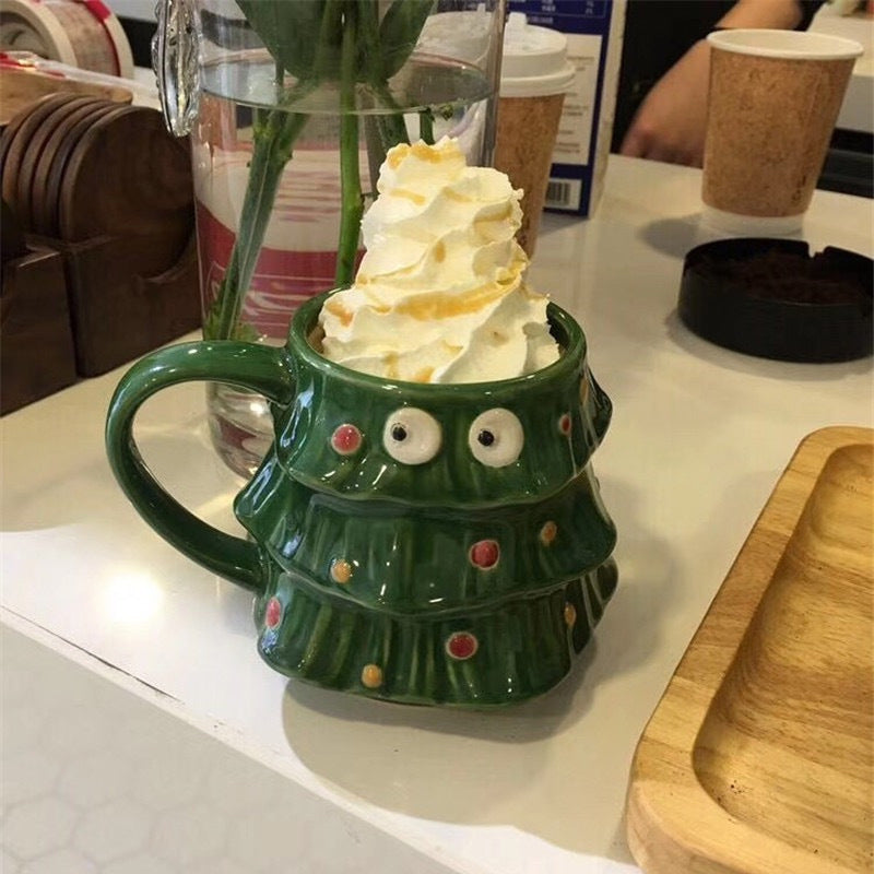 Kreativ Store Big Eyes Juletrad Mug | Skanto