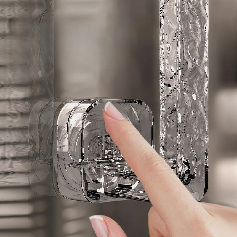 Skanto | Transparent Ripple Multifunctional Suction Cup Handles