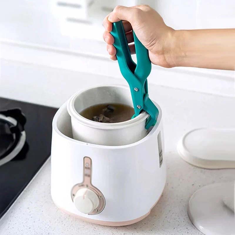 Multi-purpose anti-scalding bowl holder clip for the kitchen | Skanto