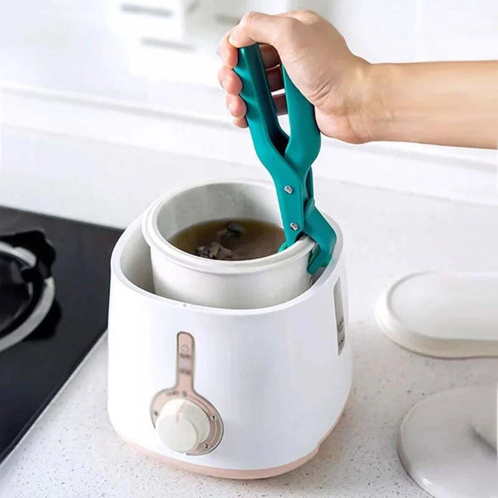 Multi-purpose anti-scalding bowl holder clip for the kitchen | Skanto