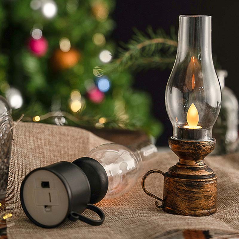 Elektronisk LED Vintage Oljelampe | Skanto