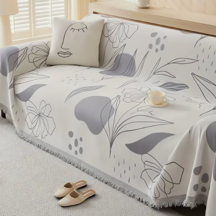 Skanto | Floral Essence Chenille Sofa Wrap