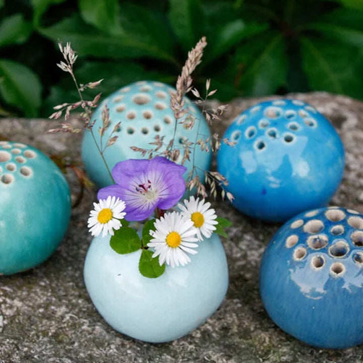 Resin Håndlaget Vase Blomst Stein Borddekor | Skanto