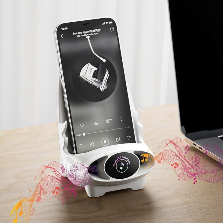 Skanto | Multifunksjonell telefonholder - Hurtiglading - Ergonomisk design - Praktisk og stilig