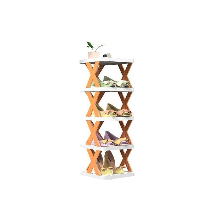 Foldbar Multi-Lags Skoholder, Skoplassering Hylle Organiser | Skanto