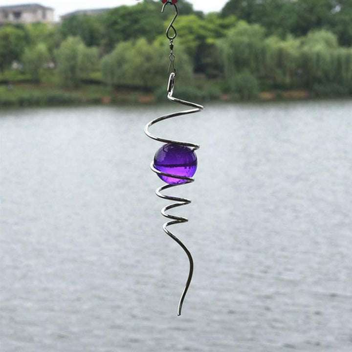 Spiral Crystal Ball Pendant | Skanto