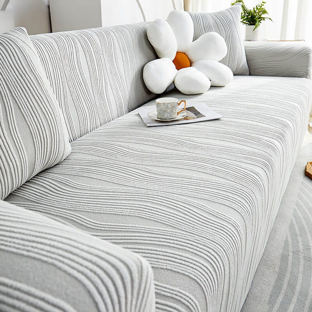 Jacquard Stretch Full-Cover Anti-scratch Sofa Deksel Myk Katt-vennlig | Skanto