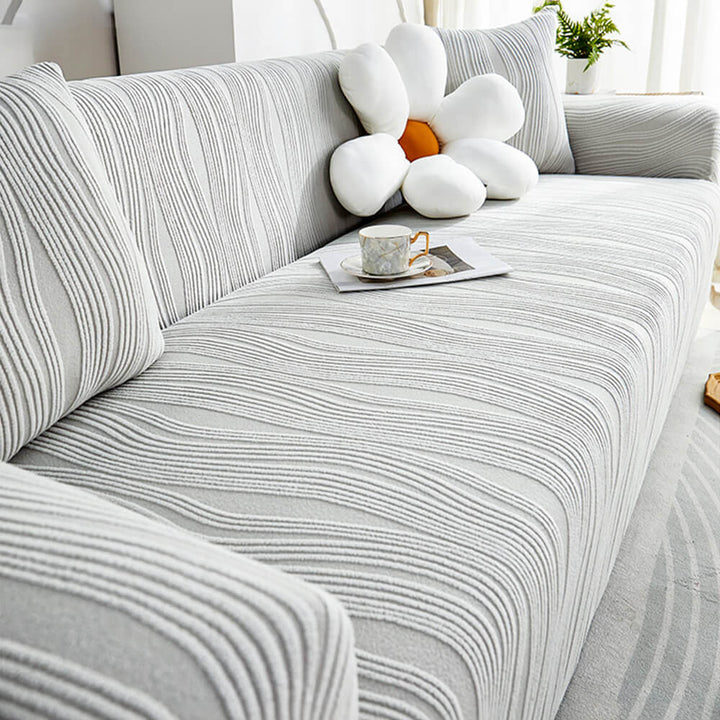 Jacquard Stretch Full-Cover Anti-scratch Sofa Deksel Myk Katt-vennlig | Skanto