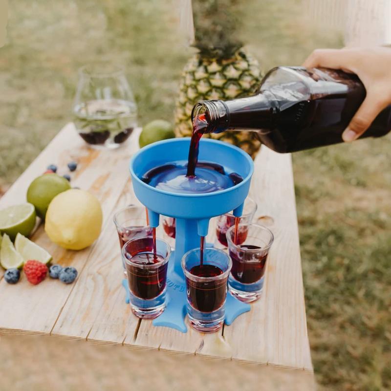 Skanto | 6 Shot Glass Dispenser og Holder
