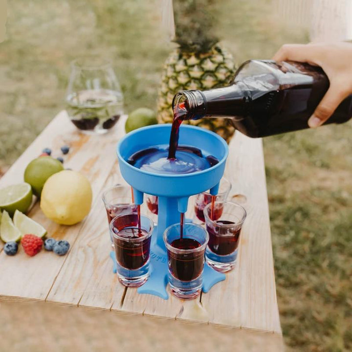 Skanto | 6 Shot Glass Dispenser og Holder