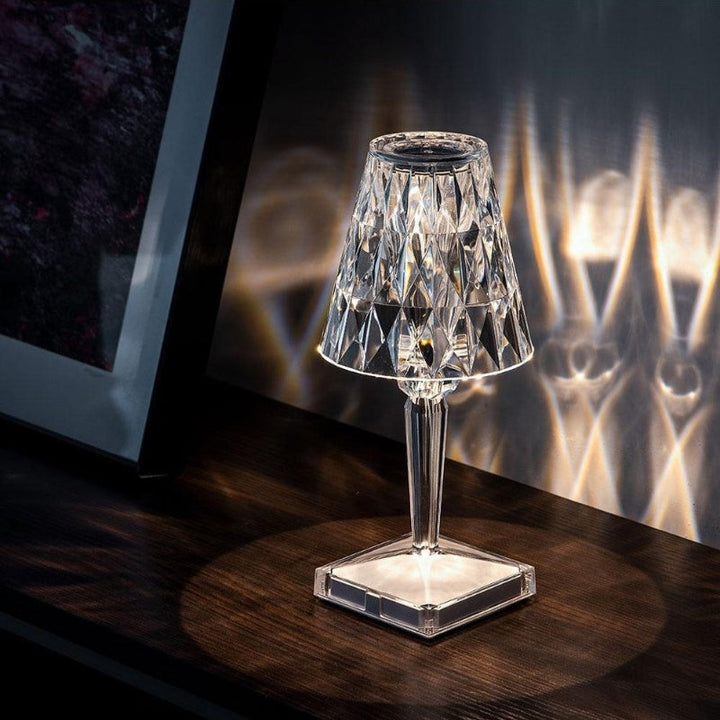 Krystallampe med berøringskontroll - LumeCrystal | Skanto