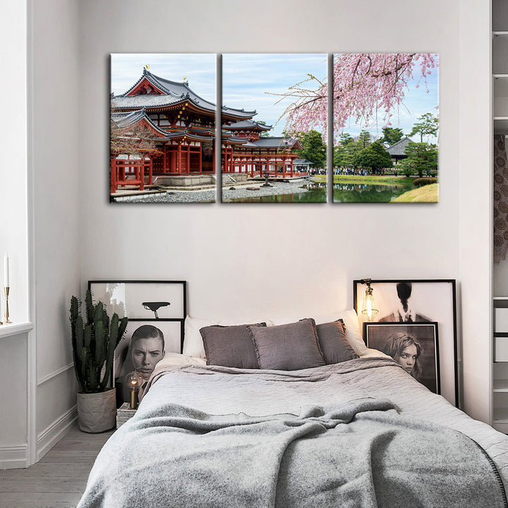 3-delt lerretsbilde fra Temple Park