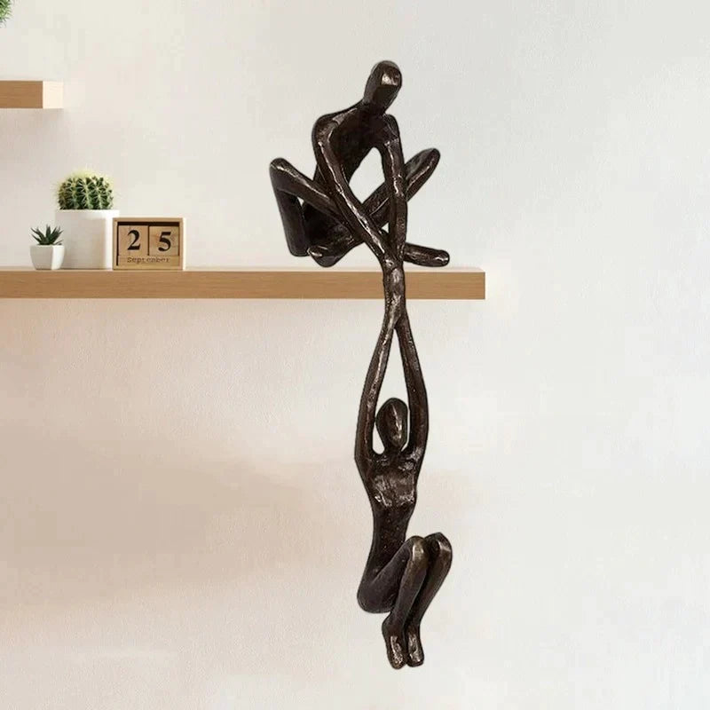 Skanto | Evig kjærlighet og styrke | Skulptur figur | Hjem decor | Unik dekorasjon