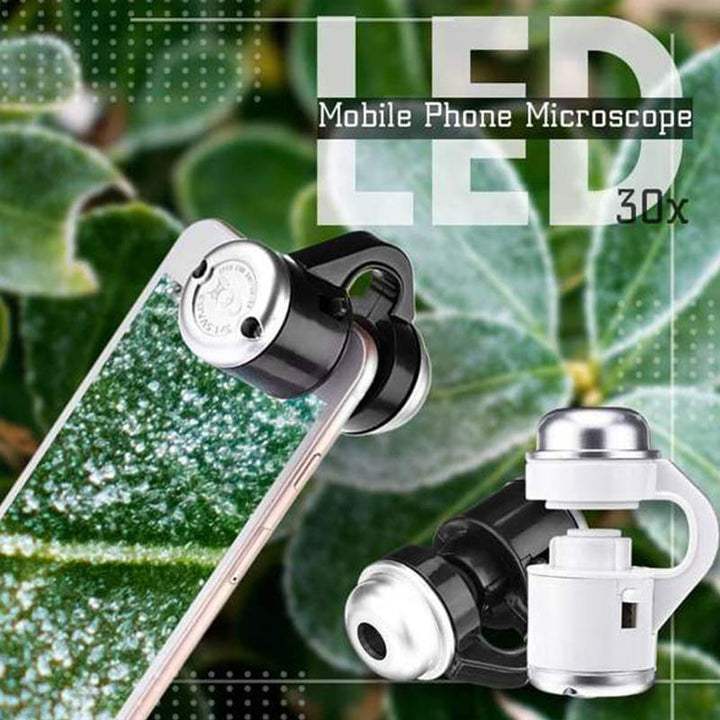 LED Bærbar Telefon Mikroskop | Skanto