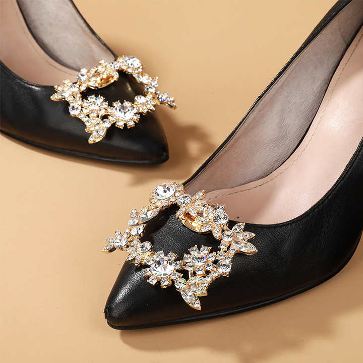 Skanto | Detachable Rhinestone Hæler med Spenne