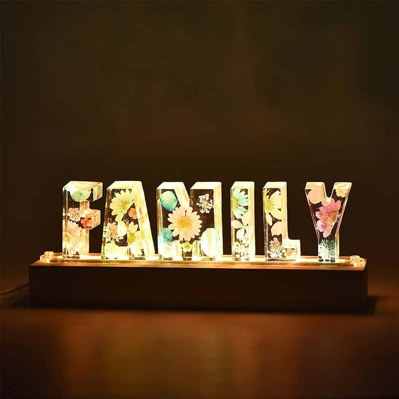 Skanto | Blomster Harpikslampe