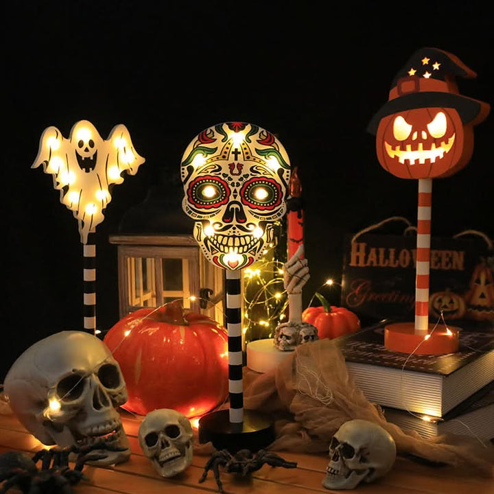 Skanto | Solcelledrevet LED Halloween Hageskilt