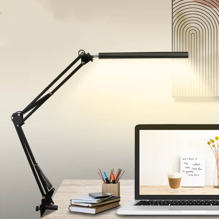 Skanto | LED Foldbar Lang Arm Klips Øyevern USB Leselampe