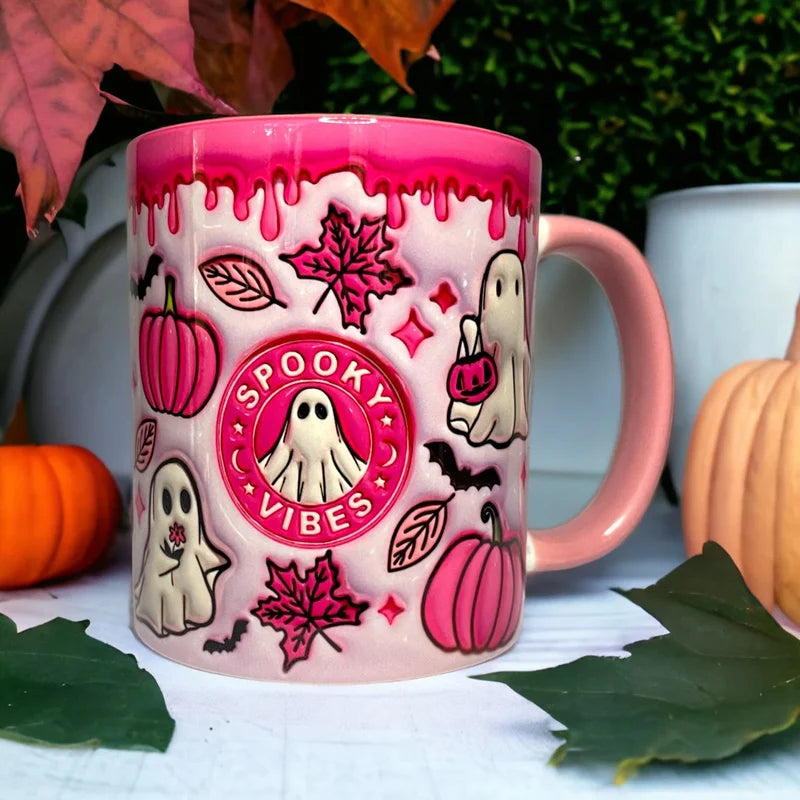 Skanto | Pumpkins kaffekopp med spøkelse