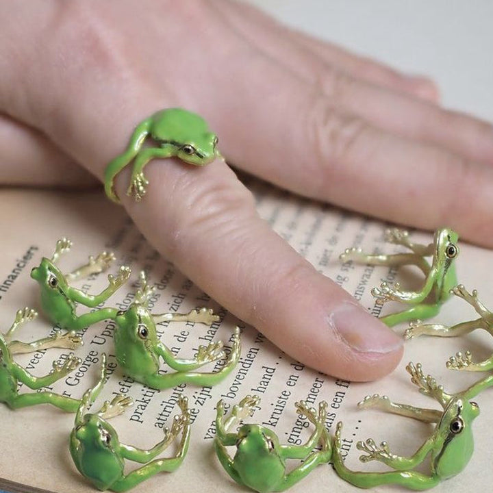 Skanto | Nyeste-tree Frog Ring Øredobber