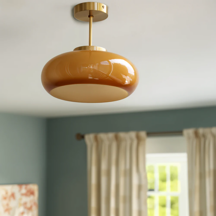 Skanto | Vintage Gul Taklampe