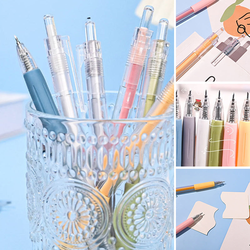 Skanto | Morandi Cartoon Pattern Student Universal Knife Pen