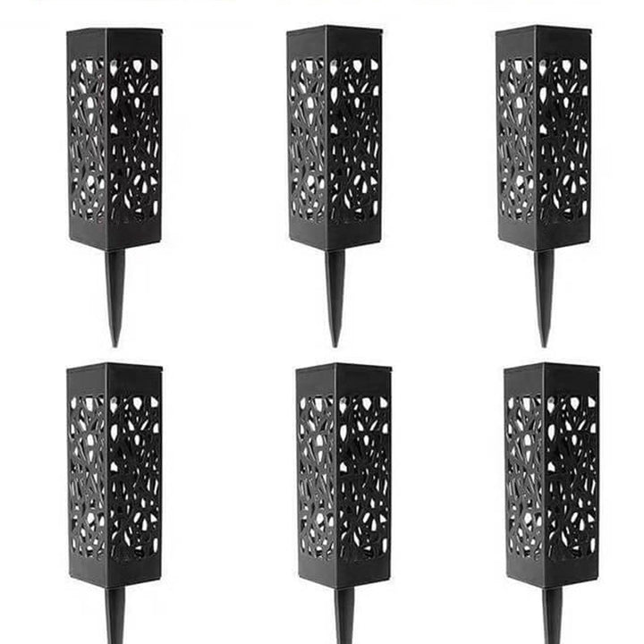 Kreativ Hullete Square Column LED Utendørs Gress Innsett Landskapslys | Skanto