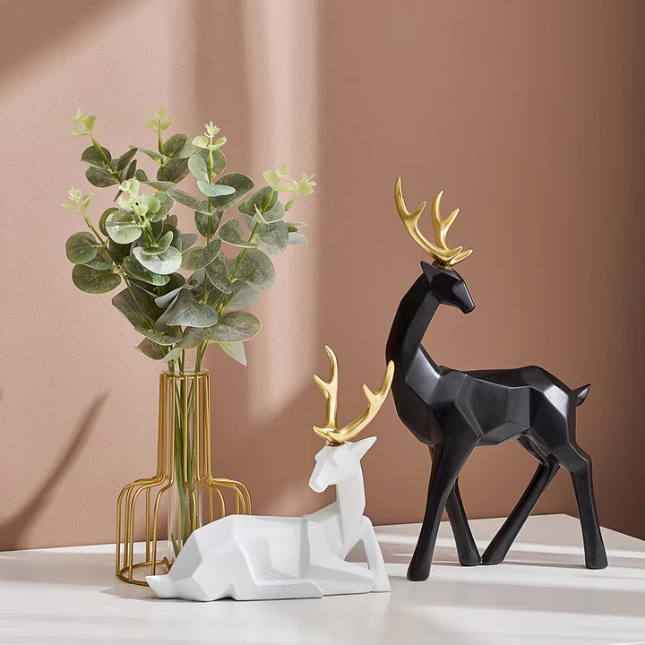Geometrisk Hjort Utstillingsfigurine | Skanto