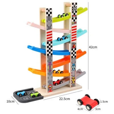 Skanto | Trebil Rampe Racerbane – Nostalgisk Moro for Små Bilentusiaster