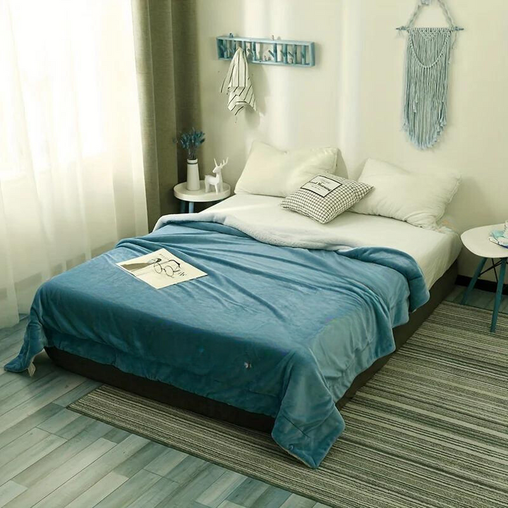 LuxeFlannel – Dobbelt-sidig Sherpa Teppe for Ultimat Komfort Skanto