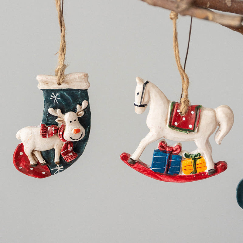 Norvo | Juletrær Henge Harpiks Ornament Pendel