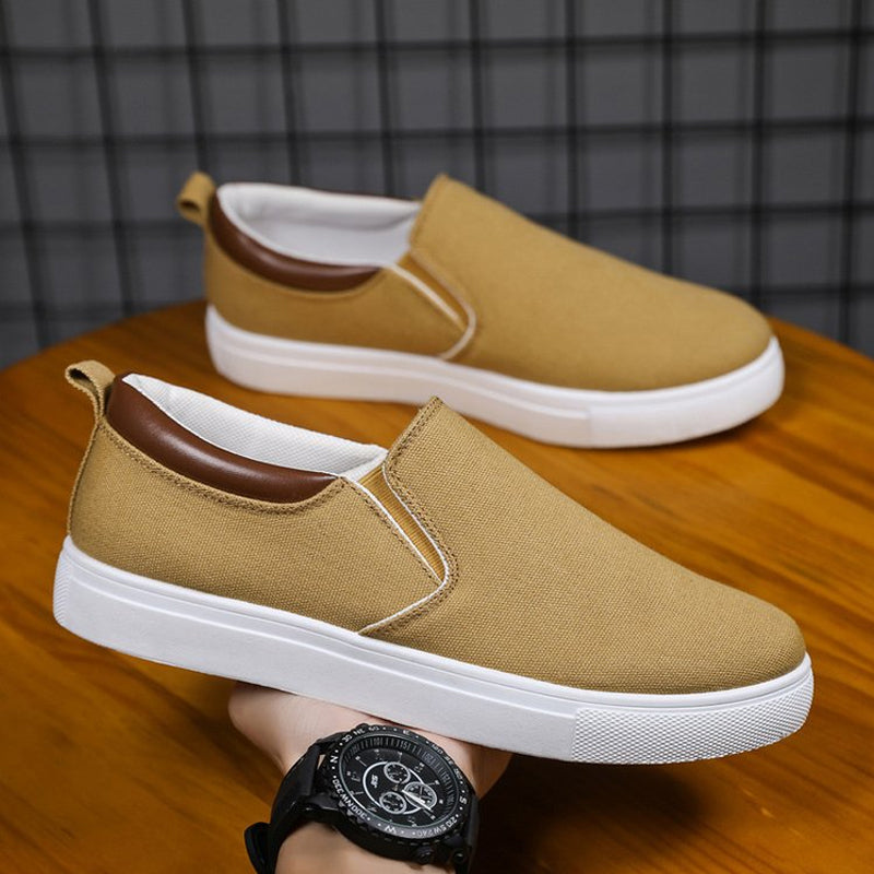 Skanto | Slip-On Sko laget av lerret for menn